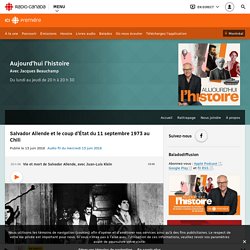 Salvador Allende et le coup d’État du 11 septembre 1973 au Chili