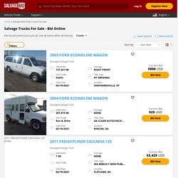 Salvage Trucks for Sale in Online Auctions at Salvagebid