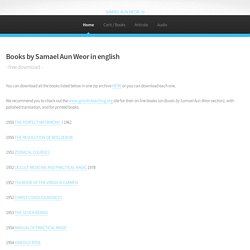 Samael Aun Weor Books download pdf free in english
