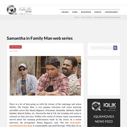 Samantha in Family Man web series - iQlikmovies