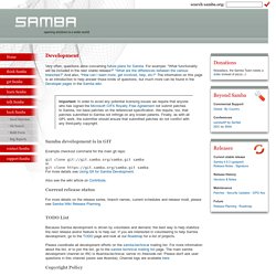 Samba Development