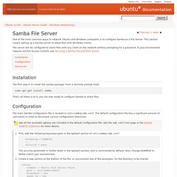 Samba File Server