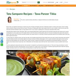 Tata Sampann Recipes - Tawa Paneer Tikka