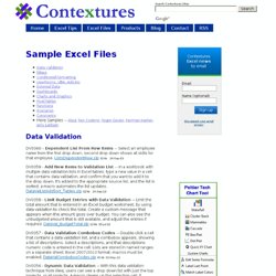 Sample Excel Spreadsheets - Excel Templates