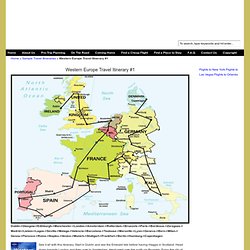 Sample Western Europe Travel Itinerary