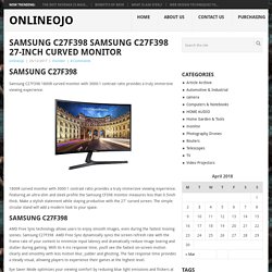 Samsung C27F398 Samsung C27F398 27-Inch Curved Monitor