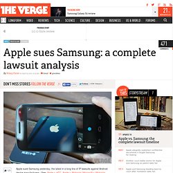 Apple sues Samsung: a complete lawsuit analysis