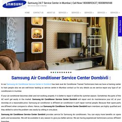 Samsung Air Conditioner Service Center in Dombivli