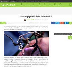 Samsung EyeCAN : la fin de la souris ?
