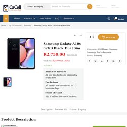 Samsung Galaxy A10s 32GB Black Dual Sim