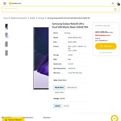 Samsung Galaxy Note 20 Ultra Price in UAE - EyeMobiles.com