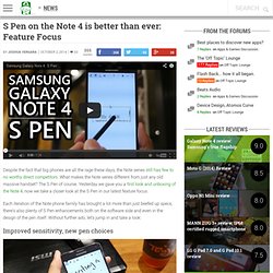 Samsung Galaxy Note 4 S Pen - Feature Focus!