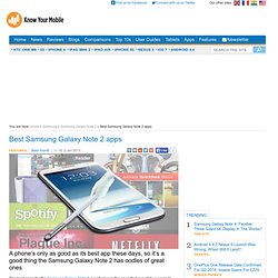 Best apps for the Samsung Galaxy Note 2