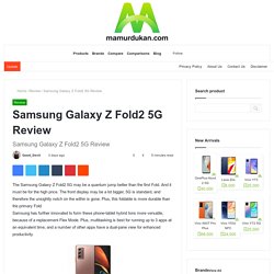 Samsung Galaxy Z Fold2 5G Review