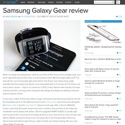 Samsung Galaxy Gear review