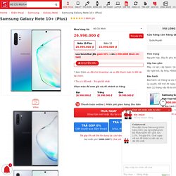 Mua Note 10 Plus tại CellphoneS tặng PMH 2.5 triệu