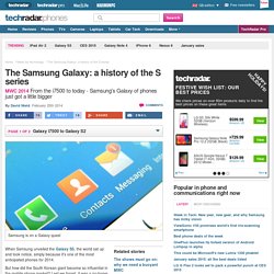 The Samsung Galaxy: a history of the S series