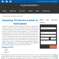 Samsung TV Service Center in Hyderabad