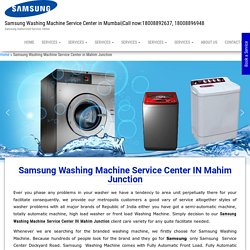 Samsung Washing Machine Service Center IN Mahim Junction9390110225