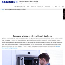 SAMSUNG Microwave Oven Repair Lucknow