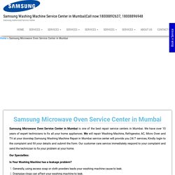 Samsung Microwave Oven Service Center in Mumbai