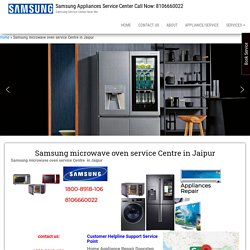 Samsung microwave oven service Centre in Jaipur