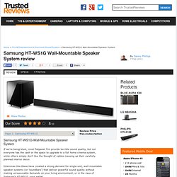 Samsung HT-WS1G Wall-Mountable Speaker System Surround Sound System review