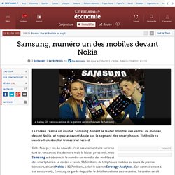 Samsung, numéro un des mobiles devant Nokia