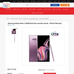 Buy Galaxy Note 9 128GB Dual Sim Lavender Purple