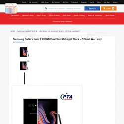 Buy Samsung Galaxy Note 9 128GB Dual Sim Midnight Black