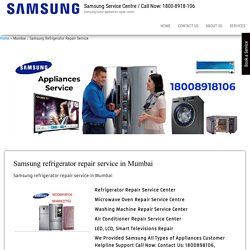 Samsung refrigerator repair service in Mumbai
