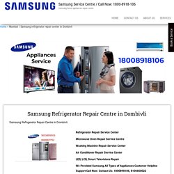 Samsung Refrigerator Repair Centre in Dombivli