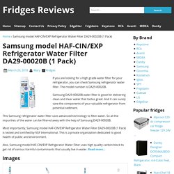 Samsung refrigerator water filter