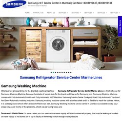 Samsung Refrigerator Service Center Marine Lines