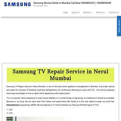 Samsung TV Repair Service in Nerul Mumbai