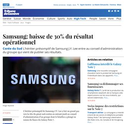 Corée du Sud: Samsung: baisse de 30% du résultat opérationnel - High-Tech