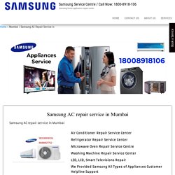 Samsung AC repair service in Mumbai /Samsung Air Conditioner Service