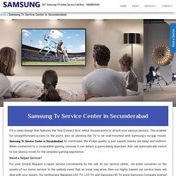 Samsung Tv Service Center in Secunderabad