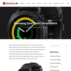 Samsung Gear Sport Smartwatch - Specs, Contract Deals & Pay