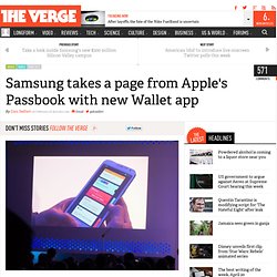 Samsung takes a page from Apple's Passbook with new Wallet app