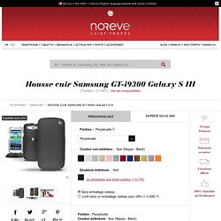 Housse cuir Samsung GT-i9300 Galaxy S III Tradition