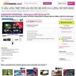 SAMSUNG UE65F6400 - Téléviseur LED 3D Smart TV