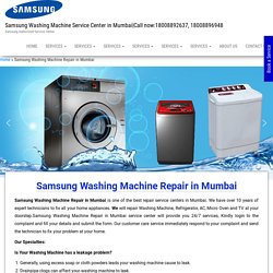 Samsung Washing Machine Repair in Mumbai