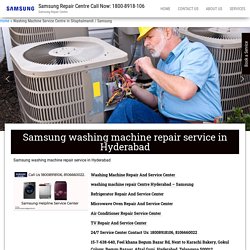 Samsung washing machine repair service in Hyderabad