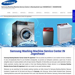 Samsung Washing Machine Service Center IN Jogeshwari