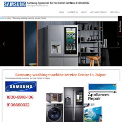 Samsung washing machine service Centre in Jaipur