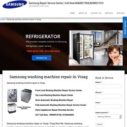Samsung washing machine repair in Vizag