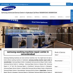 samsung washing machine repair center in secunderabad