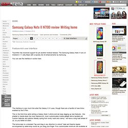 Samsung Galaxy Note II N7100 review: Writing home