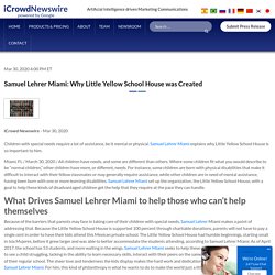 Samuel Lehrer Miami: Why Little Yellow School House was Created
